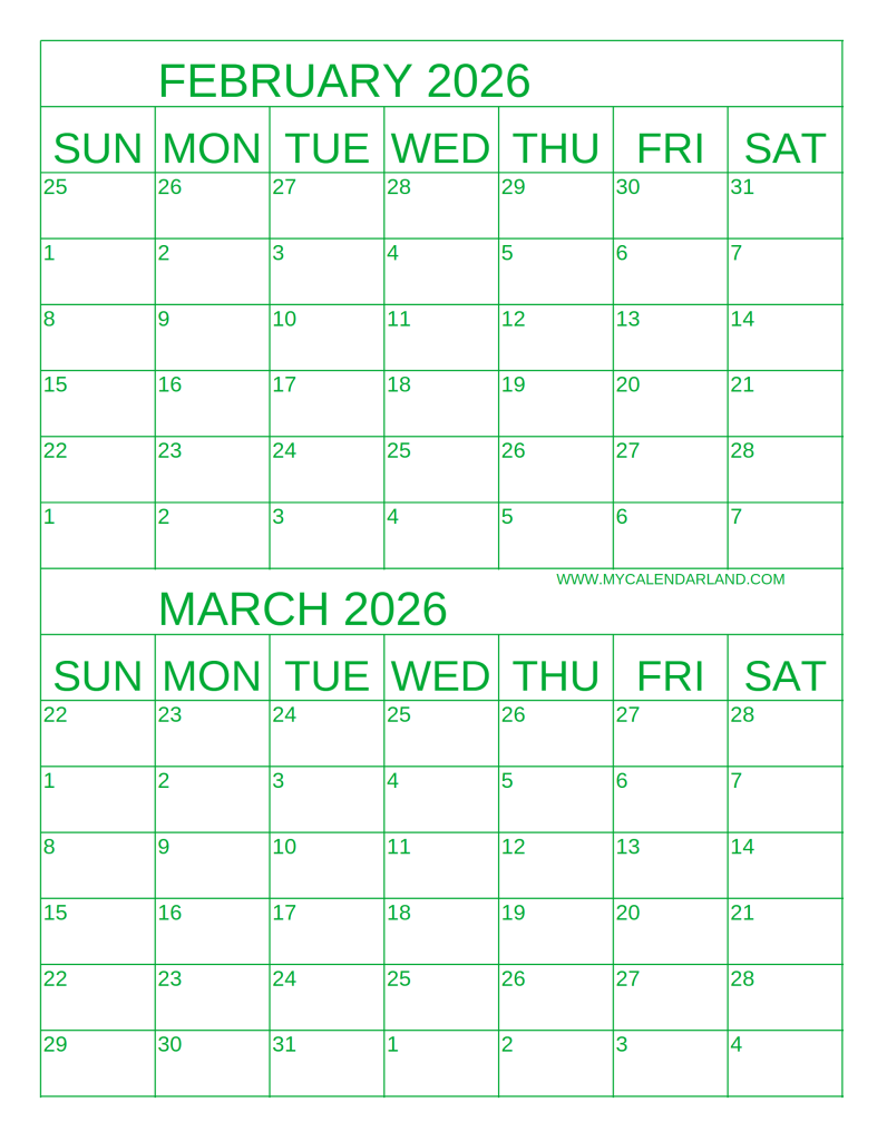 calendar-feb-and-mar-green-to-print