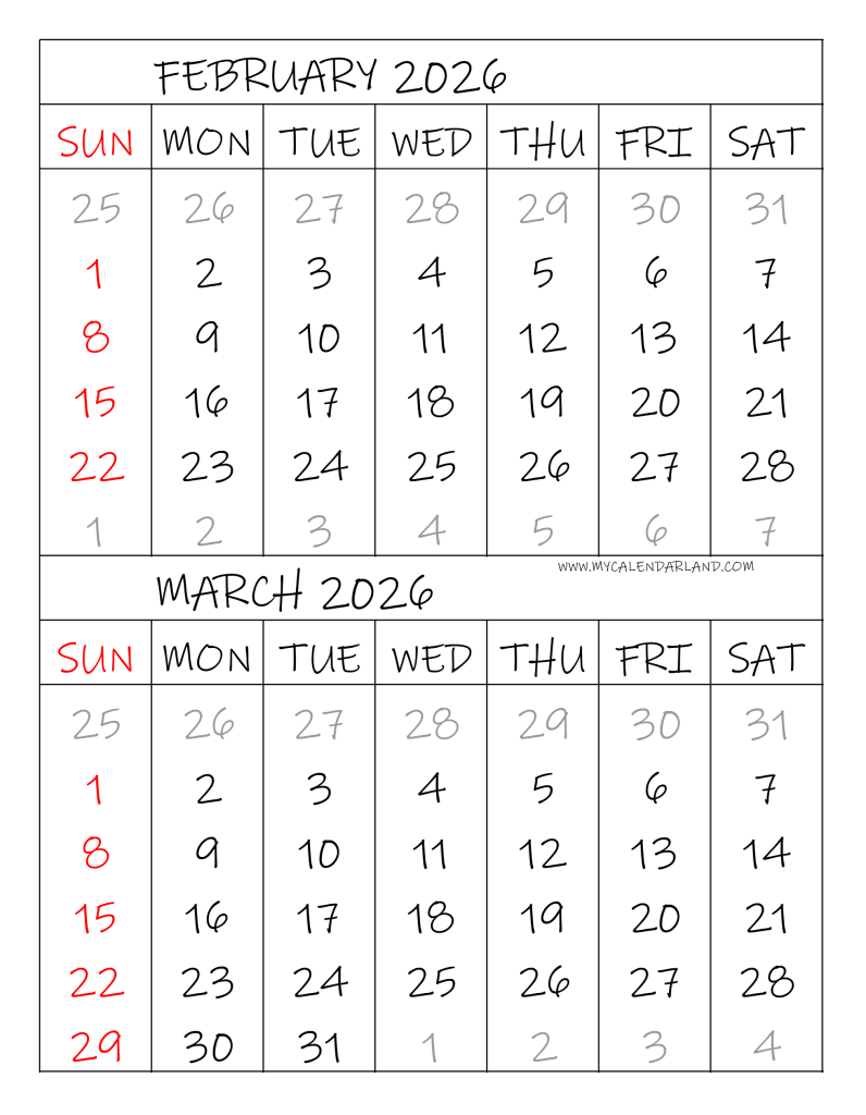 free-february-march-2026-calendar