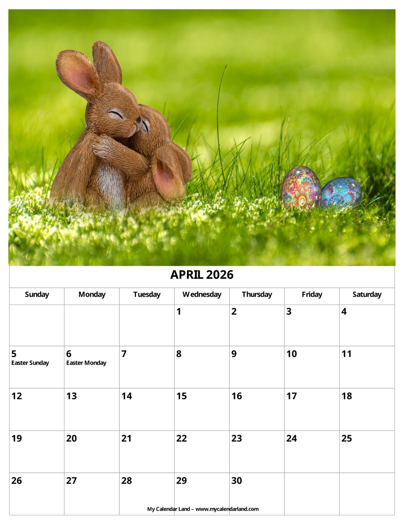 april-2026-calendar-easter-bunny-to-print