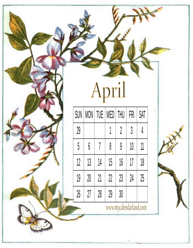 printable-april-calendar-2026-vintage