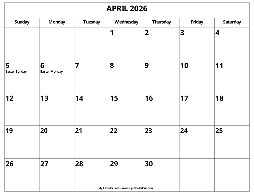 free-blank-calendar-april-2026