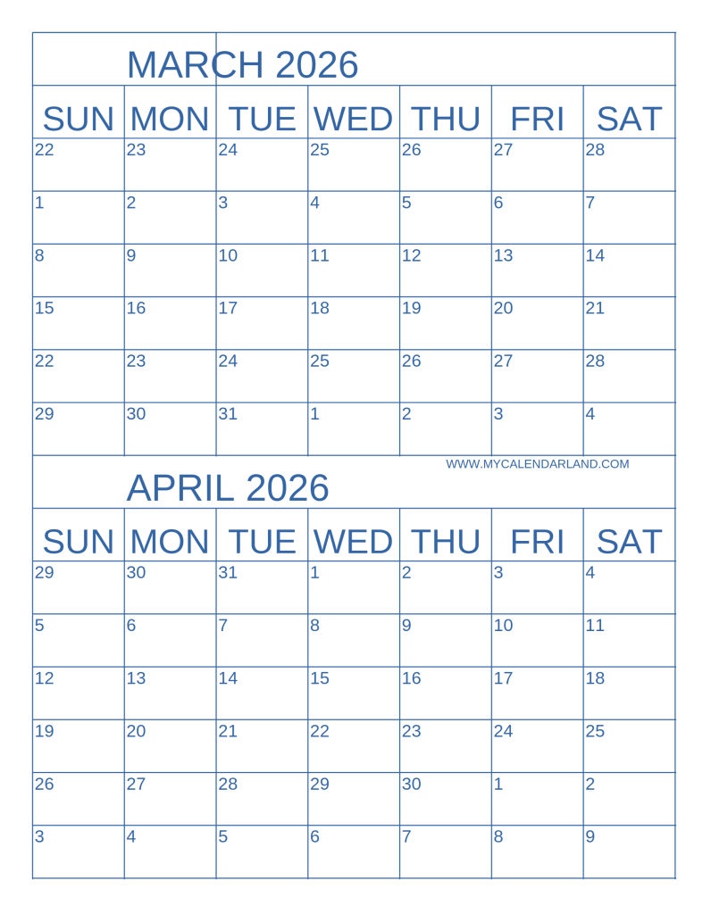 calendar-march-and-april-blue-to-print