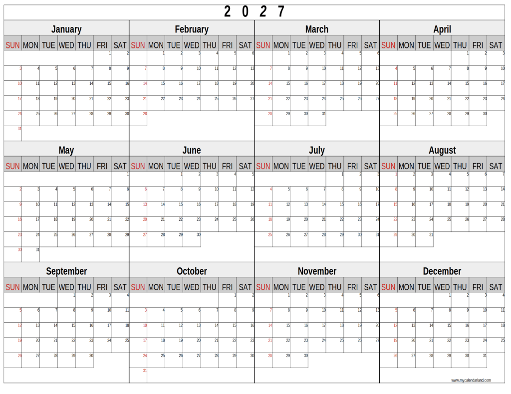calendar-2027-to-print-horizontal