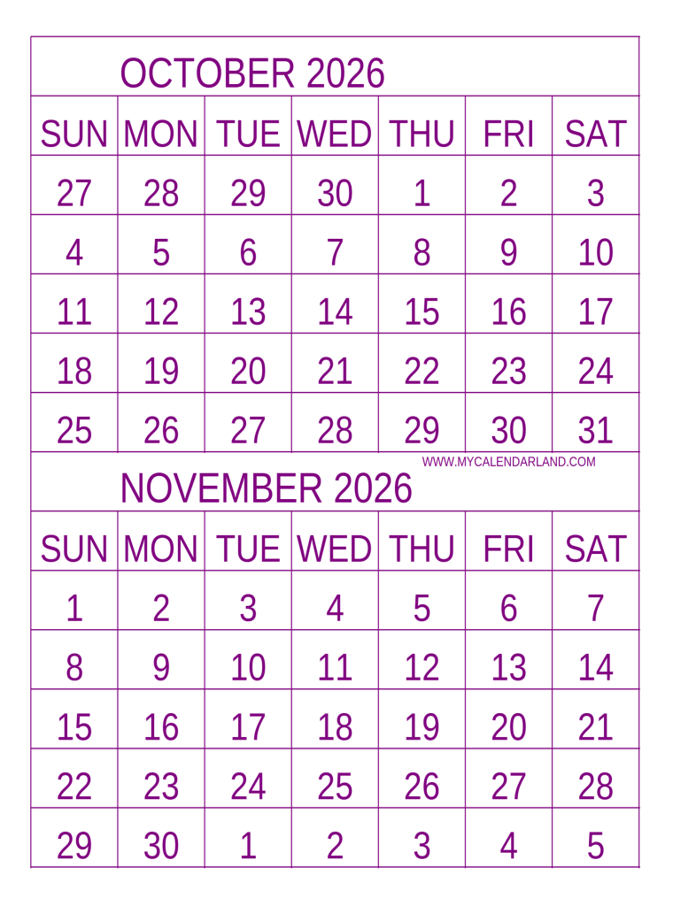 purple-calendar-october-and-november
