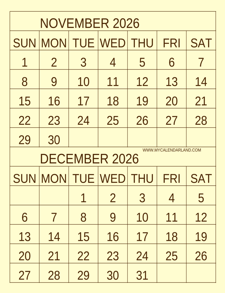 2026-calendar-november-and-december-for-dyslexics