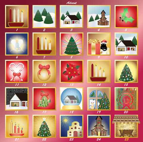 send a merry christmas greeting with a free printable advent calendar