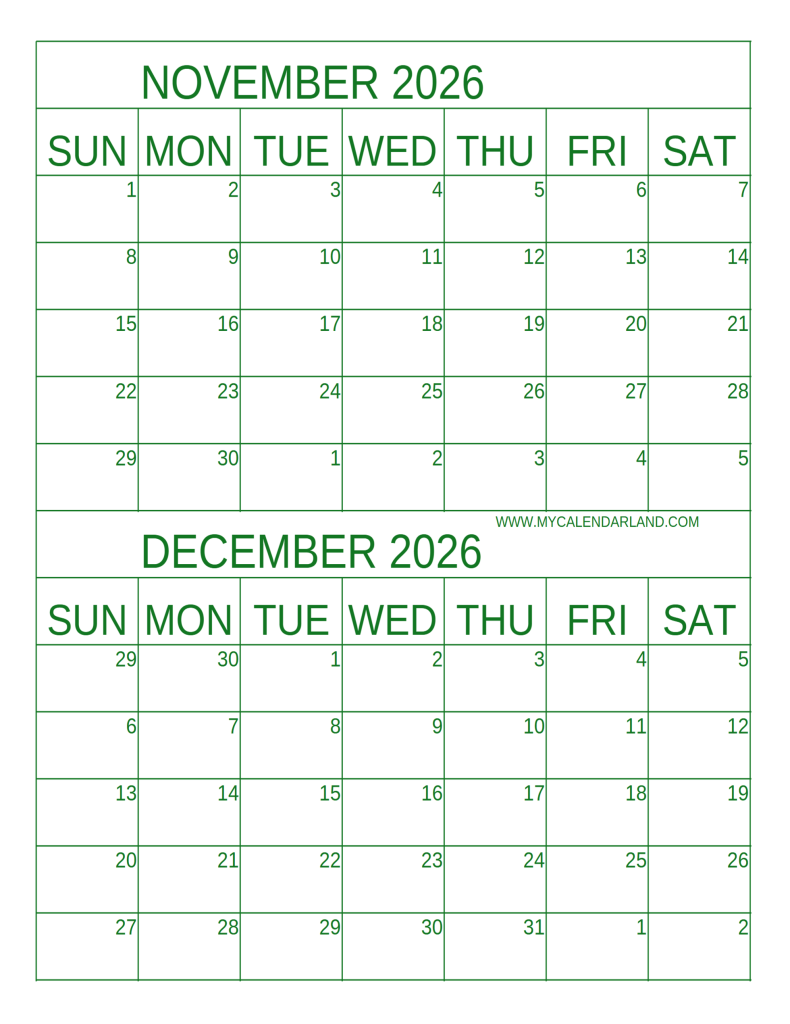 printable-november-december-2026-calendar-green-grid